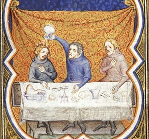 "Samuel anointing David", Illustrator of Bible Historiale, 1372. (Source)