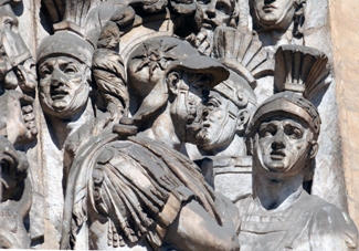 roman soldiers relief