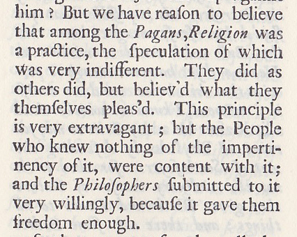 Fontenelle, "History of Oracles," p64.