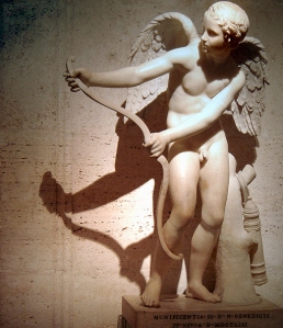 Amor stringing his bow, Roman copy after Greek original by Lysippos, ca. 2nd century AD