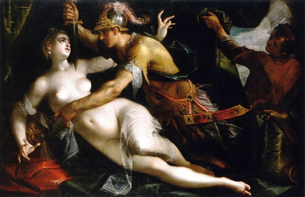 Tarquinius und Lucretia, Hans von Aachen, ca. 1600