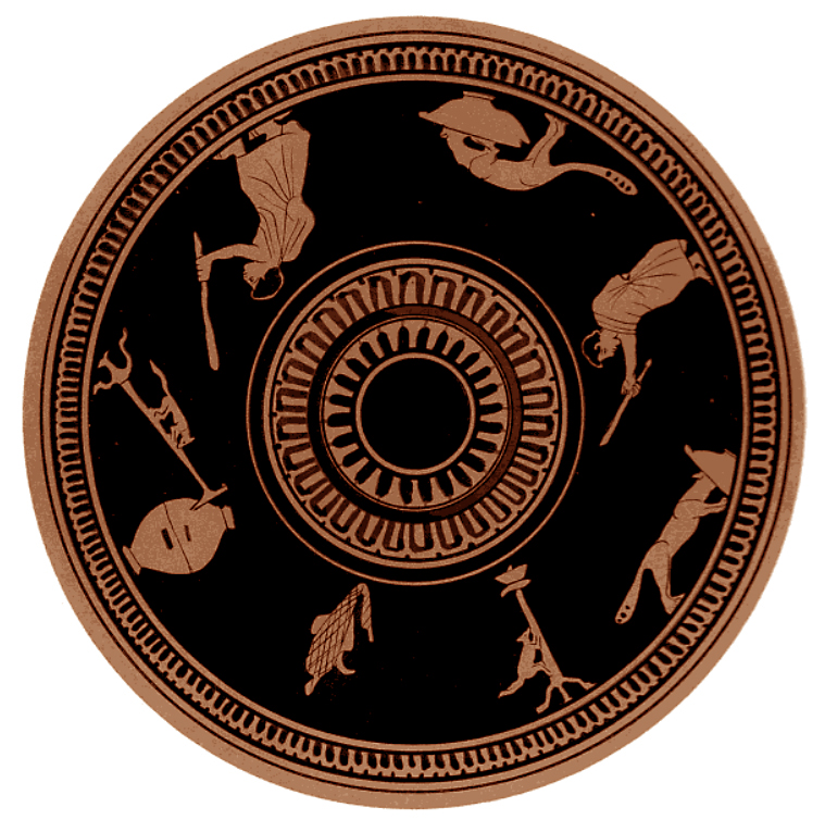 Note the black markings at the tip of the creatures’ tails, which are typical of Stoats. Pyxis, Berlin no. 2517