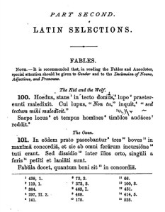 A New Latin Reader with Exercises in Latin Composition, by Albert Harkness, 1879.